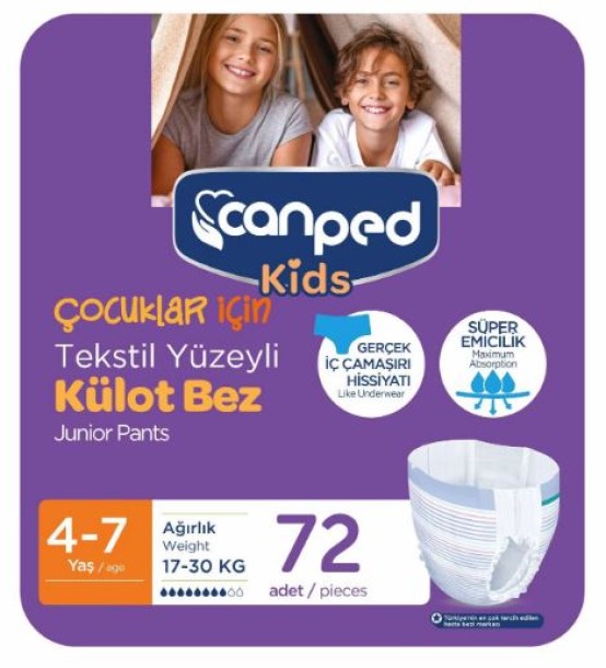 Canped Kids Emici Külot 4-7 Yaş
